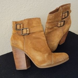 Lucky Brand Suede Ankle Boots